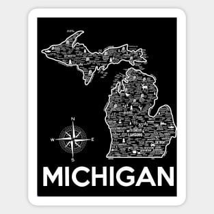 Michigan Map Sticker